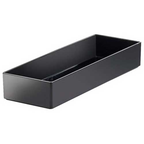 Cal Mil Salad Bar Accessories Cater Choice Black Melamine Box, 7 x 20 x 3 inch