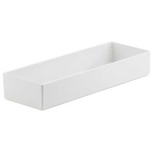 Cal Mil Salad Bar Accessories Cater Choice White Melamine Box, 7 x 20 x 3 inch