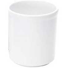 Cal Mil White 16 Ounce Melamine Round Jar, 3.875 inch Dia x 4.125 inch