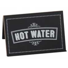 Cal Mil Hot Water Chalkboard Write On Tent, 3 x 2 x 2 inch