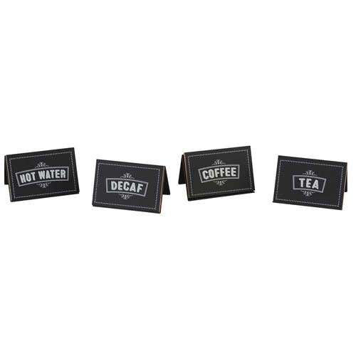Cal Mil Blank Chalkboard Write On Tent, 3 x 2 x 2 inch