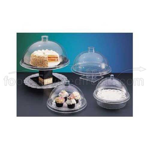 Cal-mil Turn N Serve Black Deep Tray For 12 Inch Sample Dome Covers, 15 Inch Dia X 3.5 Inch