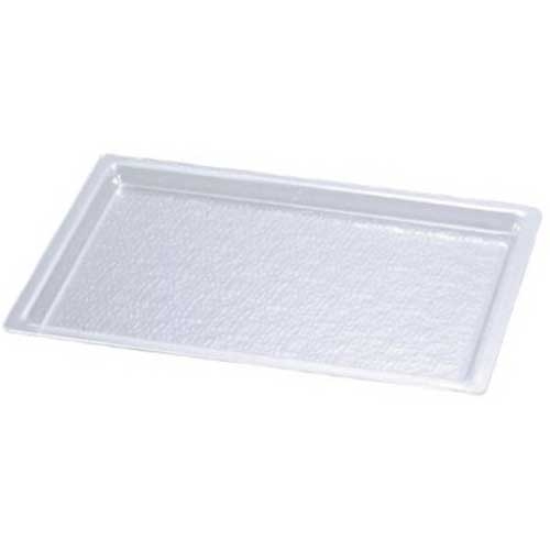 Cal Mil Clear Shallow Tray, 9 x 26 x 1 inch