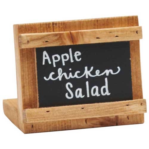 Cal Mil Madera Write On Chalkboard, 4.25 x 2.5 inch