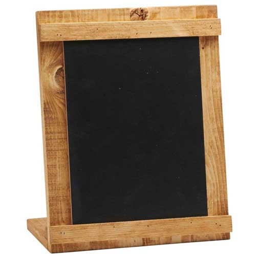 Cal Mil Madera Write On Chalkboard, 10.25 x 4 x 13 inch