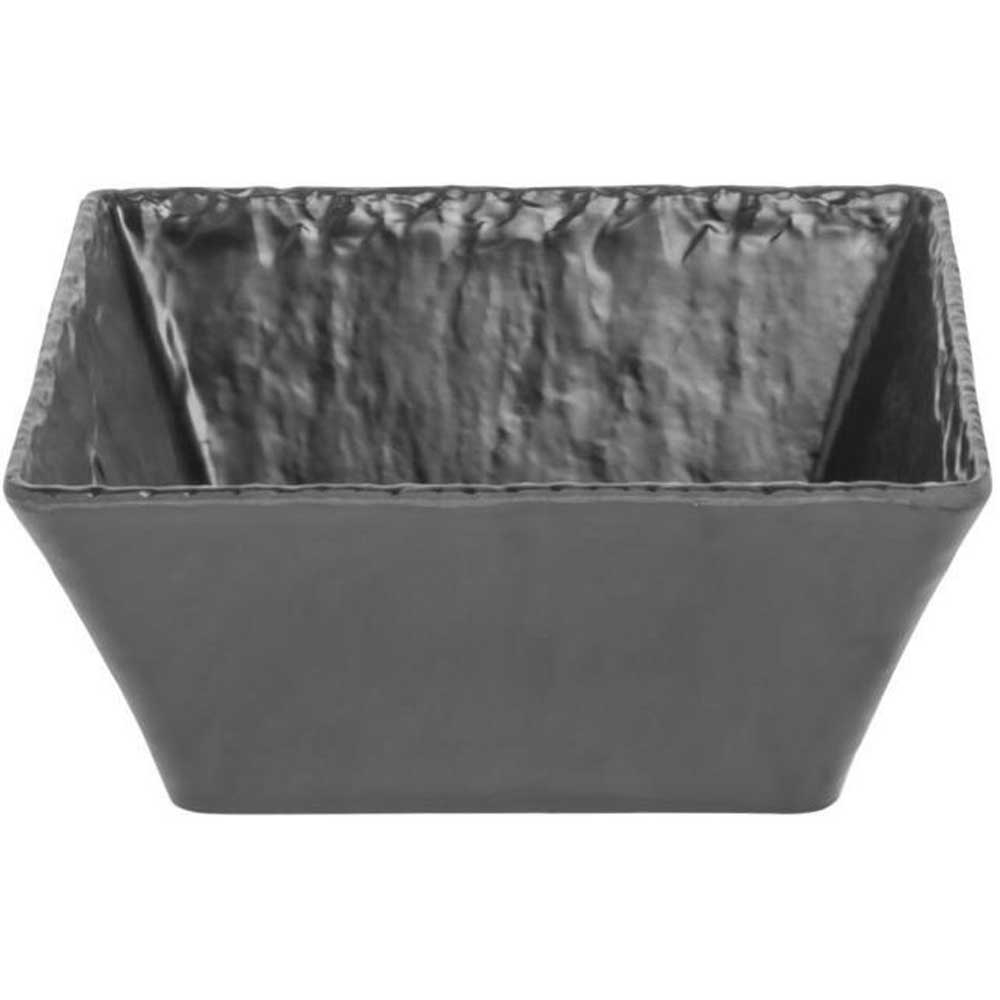 Cal Mil Melamine Faux Slate Square Bowl, 9.5 x 9.5 x 4 inch