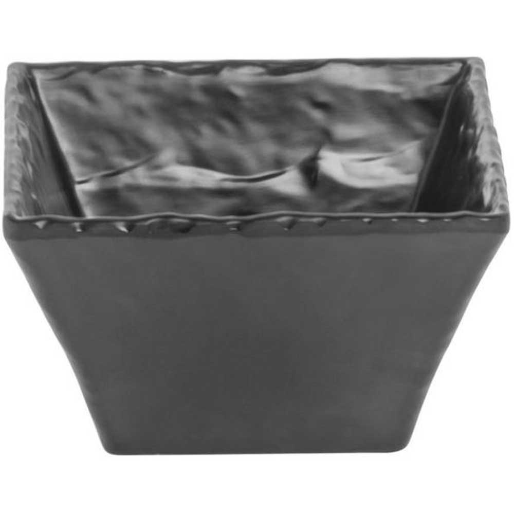 Cal Mil Melamine Faux Slate Square Bowl, 5 x 5 x 2.875 inch