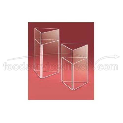 CalMil Acrylic Triangle Cardholder, 4 1/4 x 7 1/2 inch