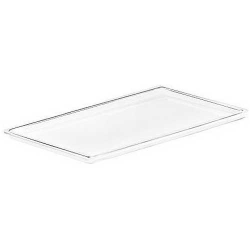 Cal Mil Clear Slimline Shallow Tray, 18 x 26 x 1 inch