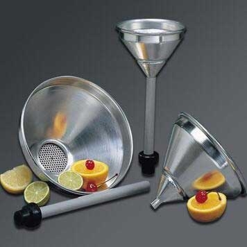 American Metalcraft Aluminum Funnel with Strainer, 1 Pint