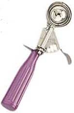 American Metalcraft Stainless Steel Orchid Handle Number 40 Thumb Disher