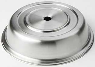 American Metalcraft Stainless Steel Satin Finish Plate Cover for Standard Foot Plates, 10 to10 1/4 inch Dia