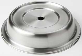 American Metalcraft Stainless Steel Satin Finish Plate Cover for Regular Foot Plates, 10 5/8 to10 11/16 inch Dia