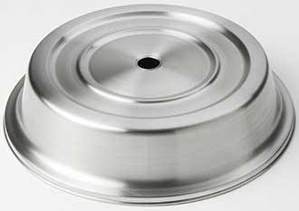 American Metalcraft Stainless Steel Satin Finish Plate Cover for Standard Foot Plates, 11 to 11 1/8 inch Dia