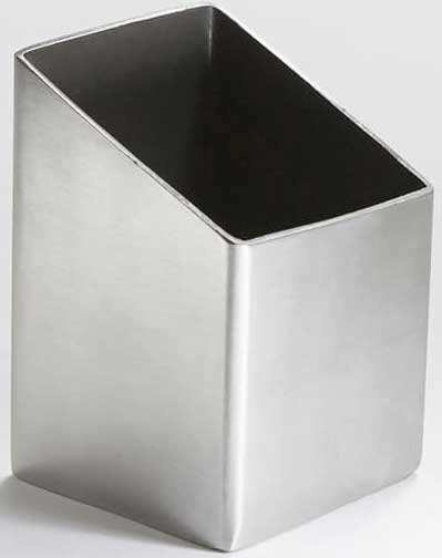 American Metalcraft Satin Finish Stainless Steel Sugar Packet Holder, 2 x 2 x 2 3/4 inch