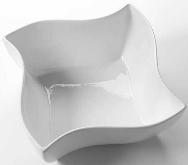 American Metalcraft Prestige Ceramic Squavy Bowl, 250 Ounce