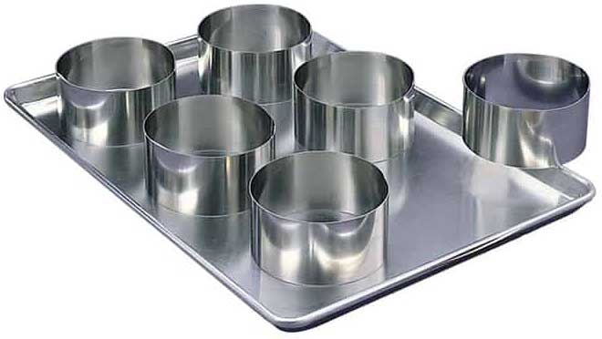American Metalcraft Stainless Steel Cake Ring, 10 inch