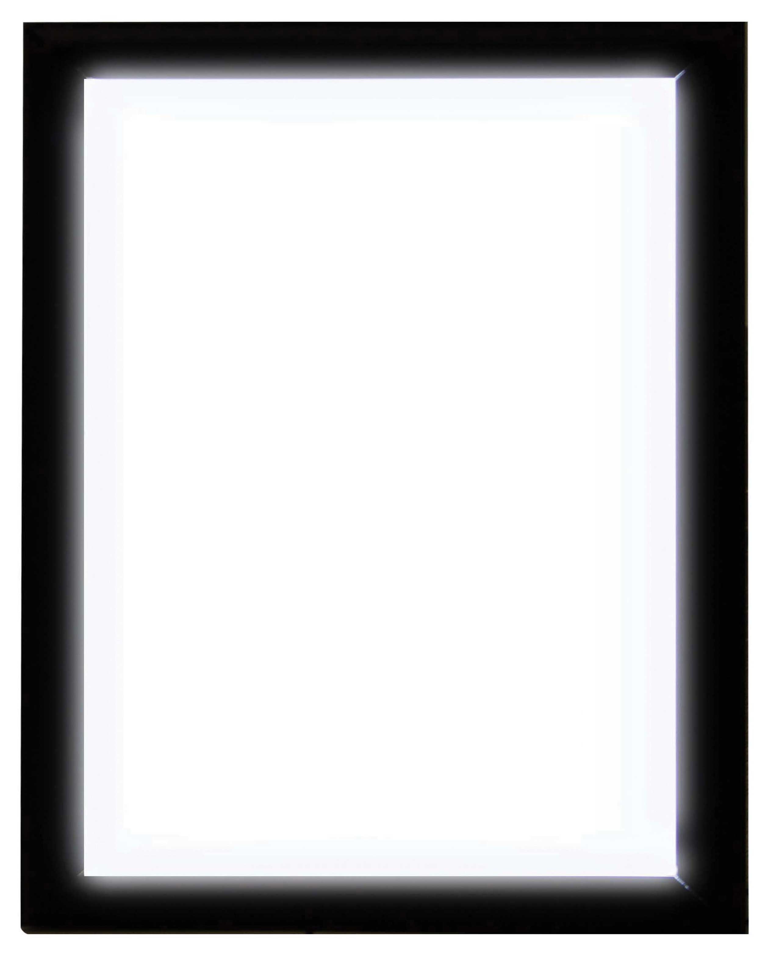 Aarco Aluminum Black Powder Coated Backlit Illuminated Snap Frame, 18 x 24 inch