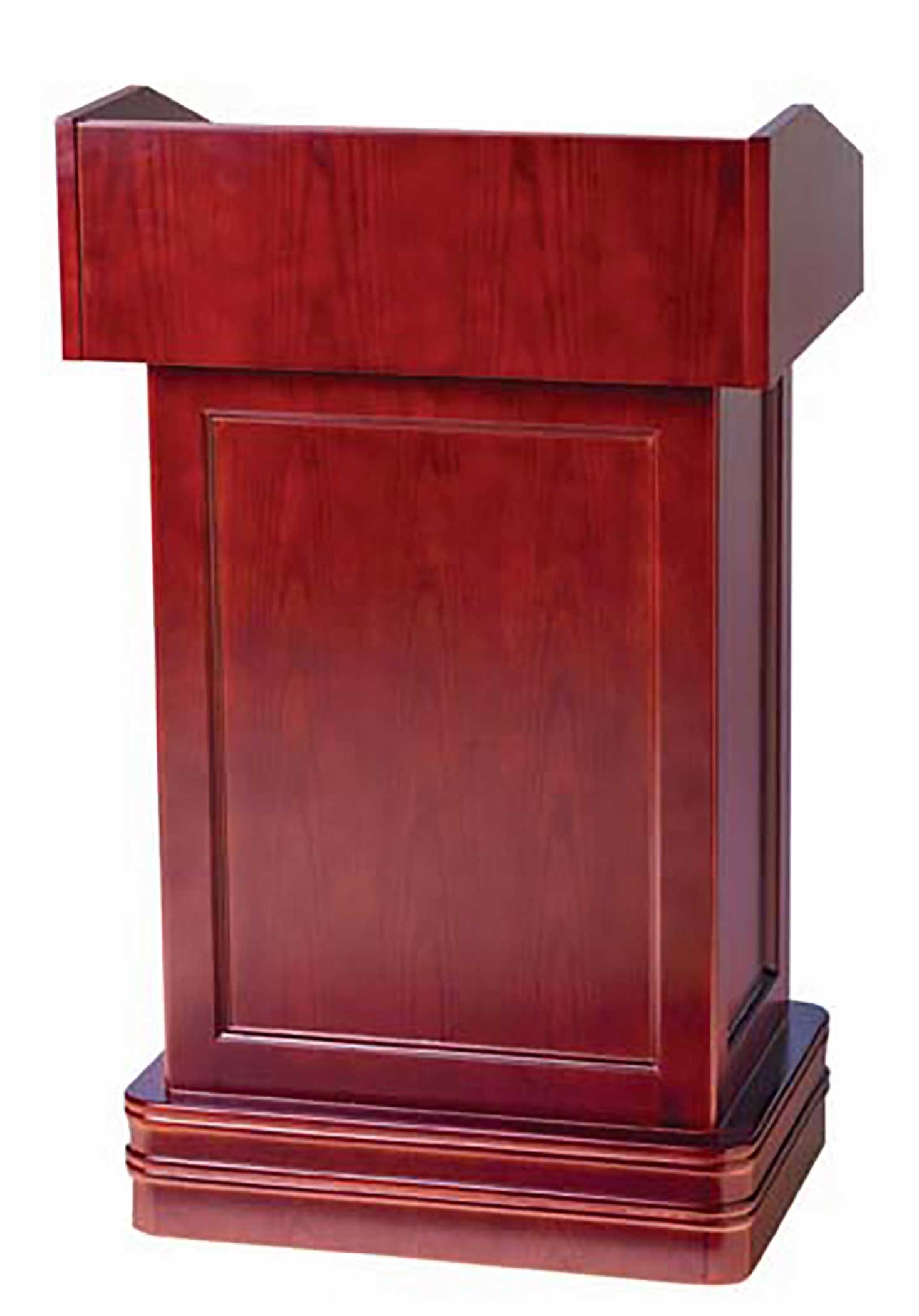 Aarco Hard Wood Cherry Finish Podium, 29 1/8 x 21 5/8 x 47 1/4 inch