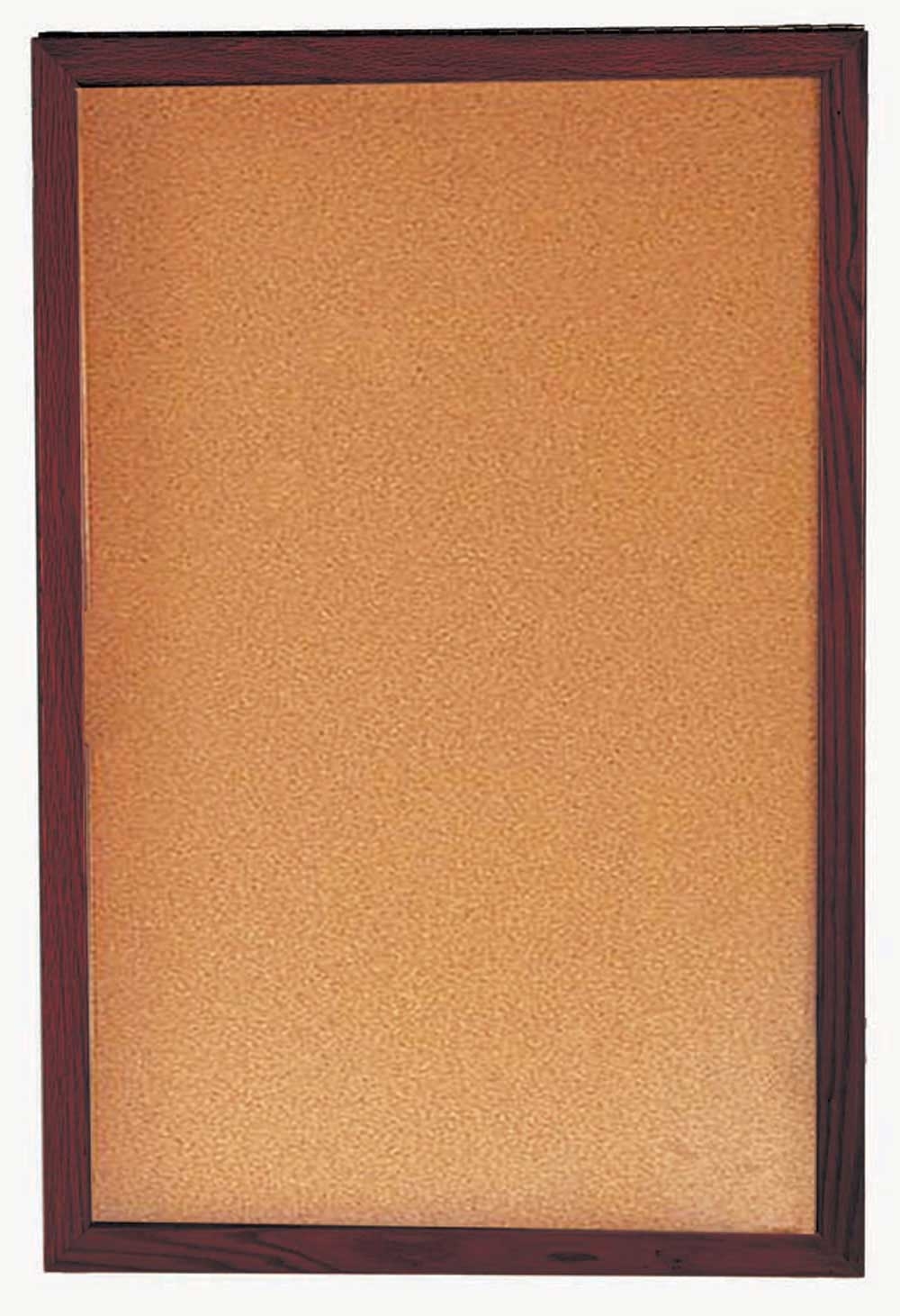 Aarco Red Oak with Walnut Stain Souvenir and Memorabilia Display Case, 36 x 24 inch