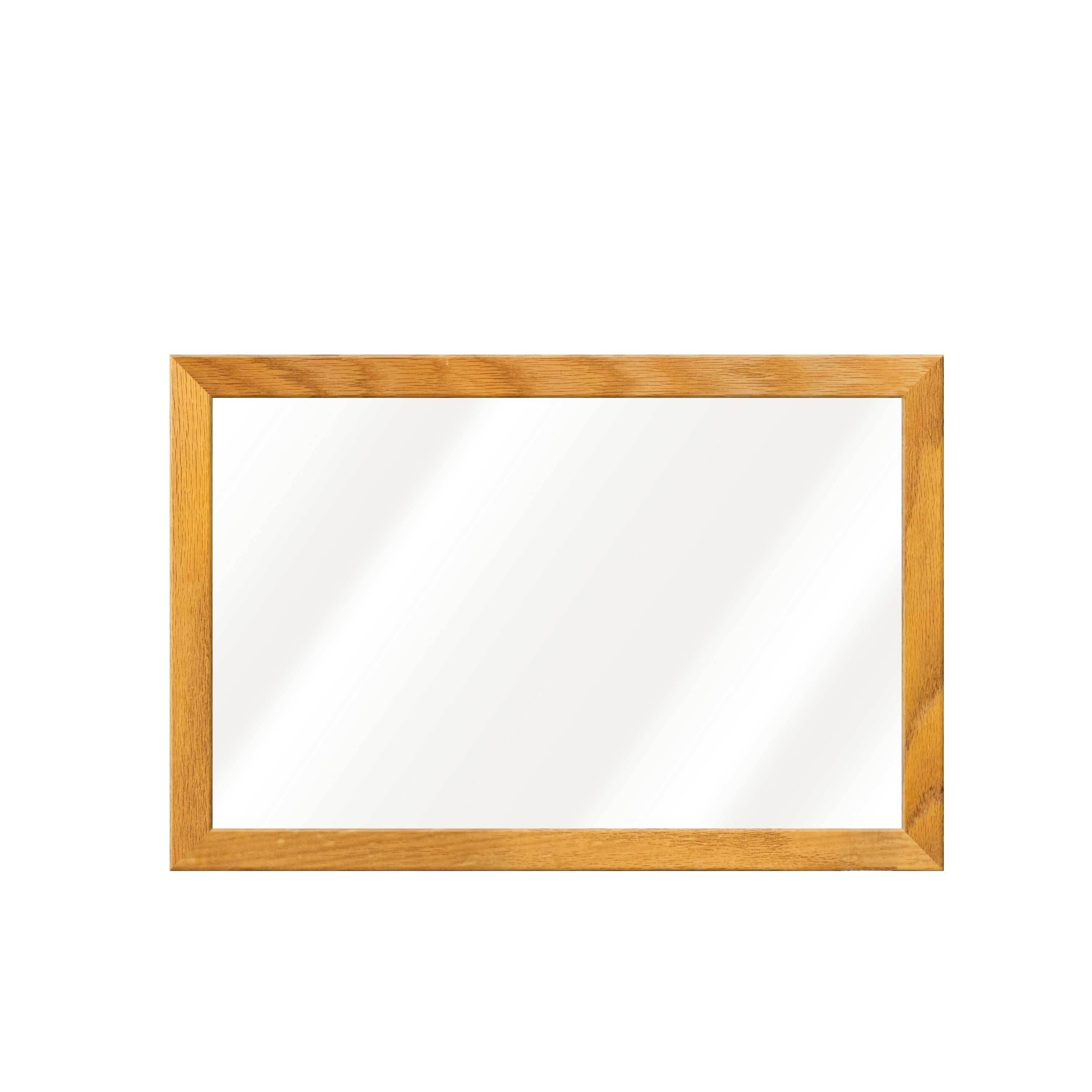 Aarco General Purpose Commercial Series Melamine White Markerboard with Solid Red Oak Frame, 12 x 18 inch