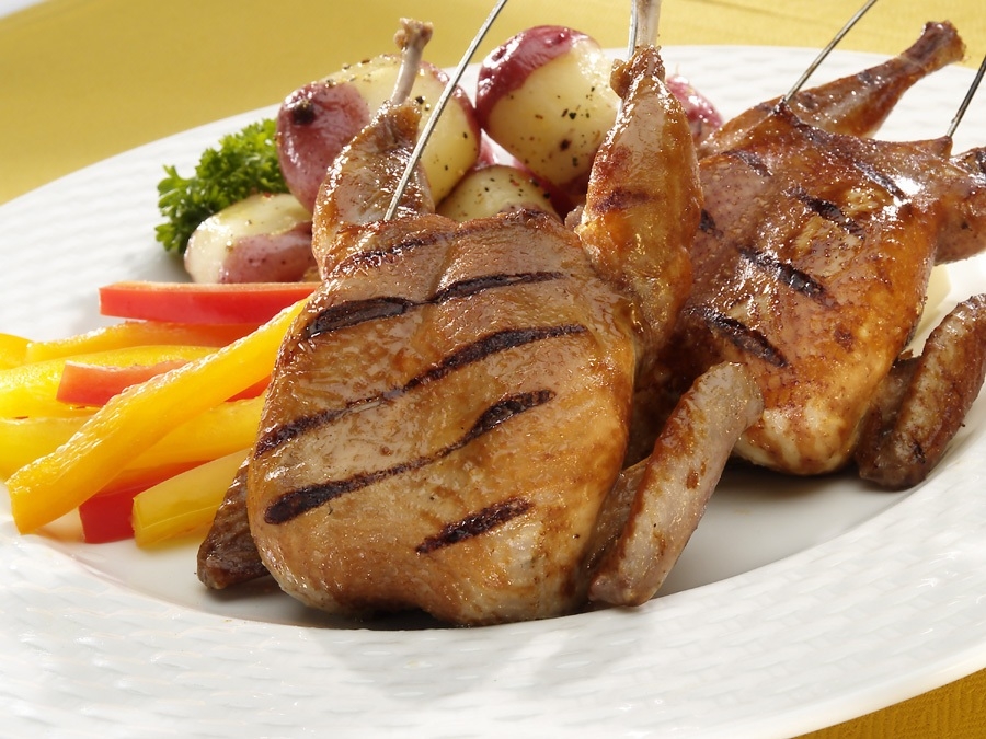 Manchester Farms Semi Boneless Quail, 4-5 Ounce -- 24 Per Case