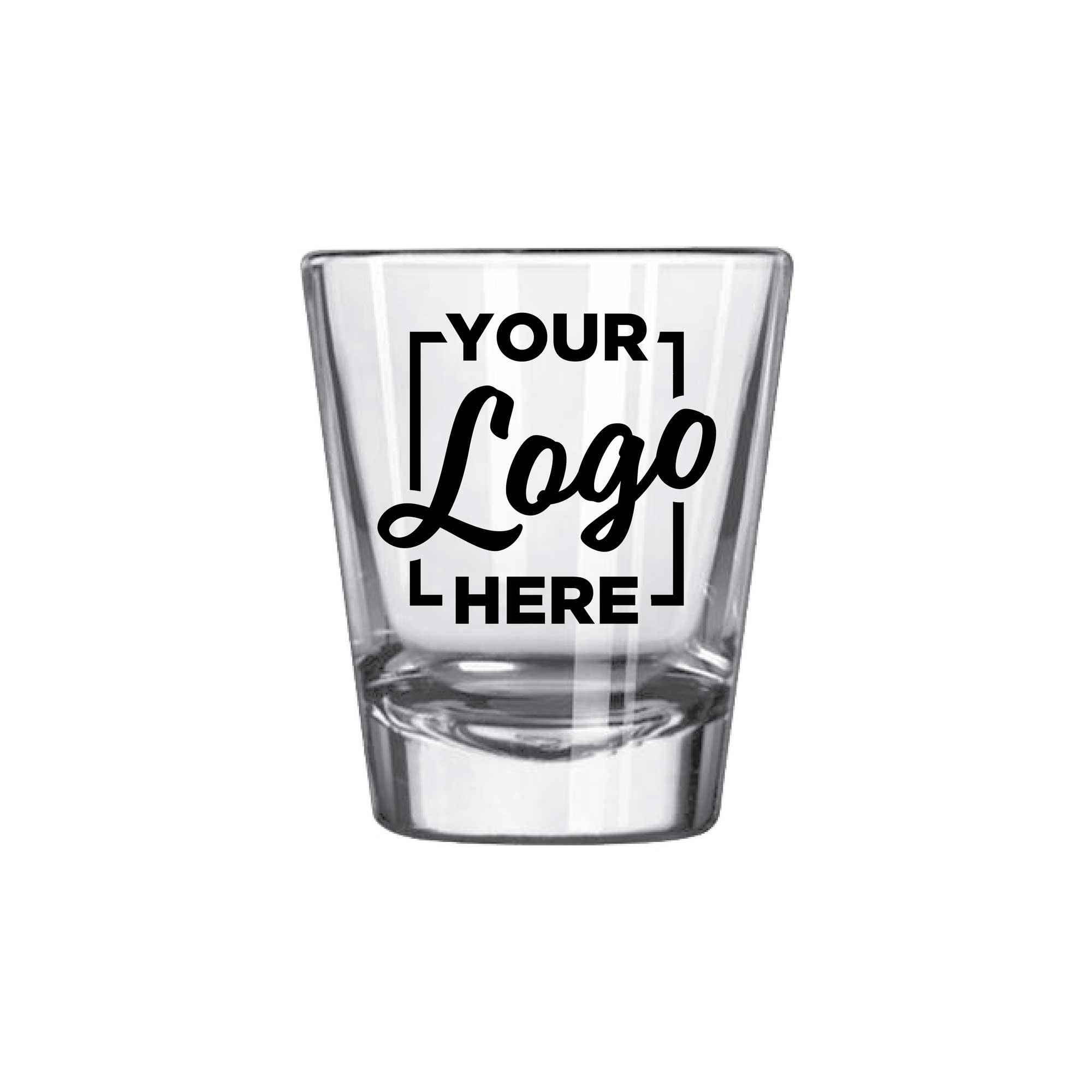 Libbey L5114 Shot Glass With 2 Color Custom Logo, 1.75 Ounce Capacity -- 144 Per Case