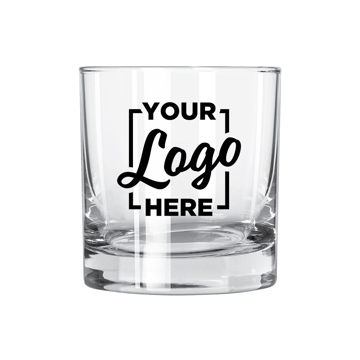 BGD Promo Aristocrat Old Fashioned Rocks Glass, 10.5 Ounce Capacity With Custom Logo -- 144 per case.