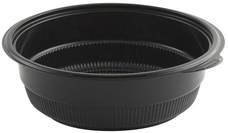 Anchor Packaging Incredi Bowl Black Polypropylene Bowl, 48 Ounce Capacity -- 150 per case