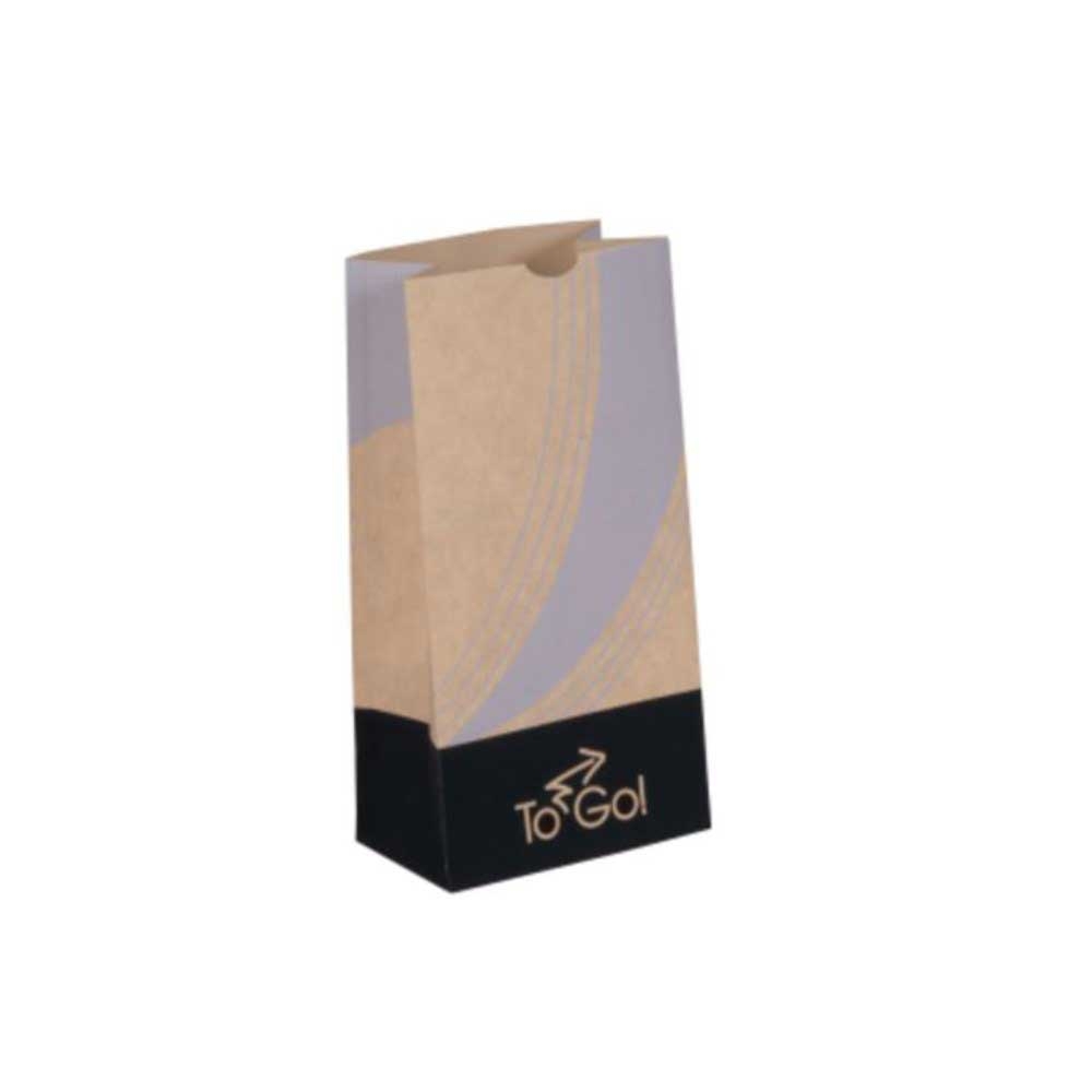 Ecocraft 4 Pound Paper Meal Bag, 5 x 3.125 x 9.688 inch -- 500 per case