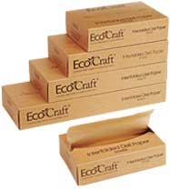 Bagcraft Ecocraft Natural Interfolded Dry Wax Deli Paper, 10 x 10.75 inch -- 6000 per case