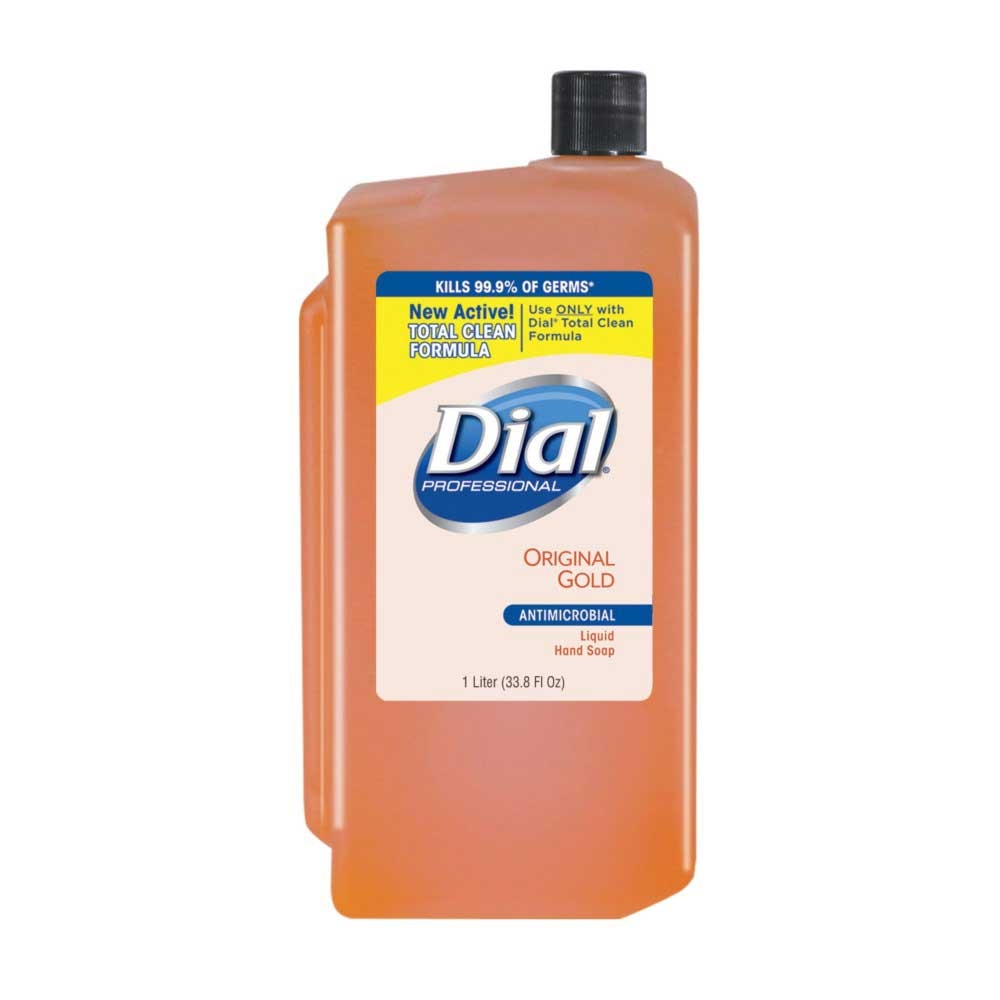 Dial Original Gold Antimicrobial Liquid Hand Soap, 1 Liter -- 8 per case