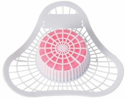 Hospital Specialty Company Health Gards Pink Para Dichlorobenzene Urinal Screen with Block -- 12 per case