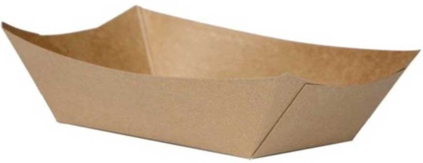 Georgia Pacific Ecosmart Unbleached Paper Food Tray, 2 Pound -- 1000 per case