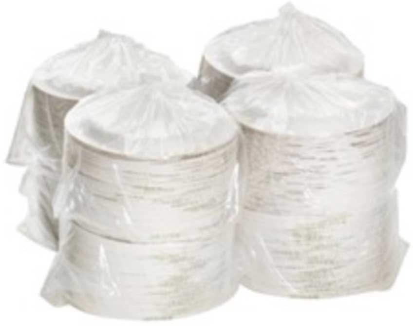 Georgia Pacific Round White Paper Disposable Plate, 8.5 inch -- 1000 per case