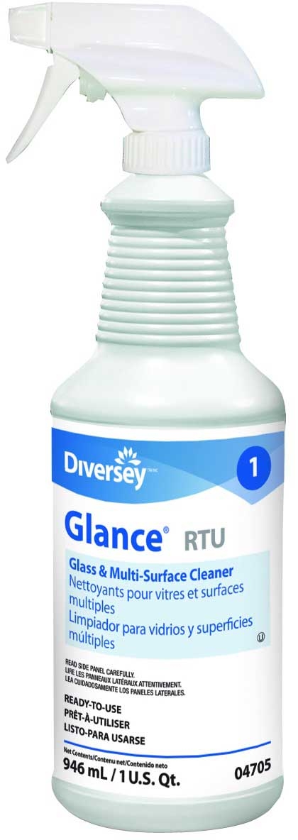 Diversey Glance RTU Glass and Multi Surface Cleaner, 32 Ounce -- 12 per case