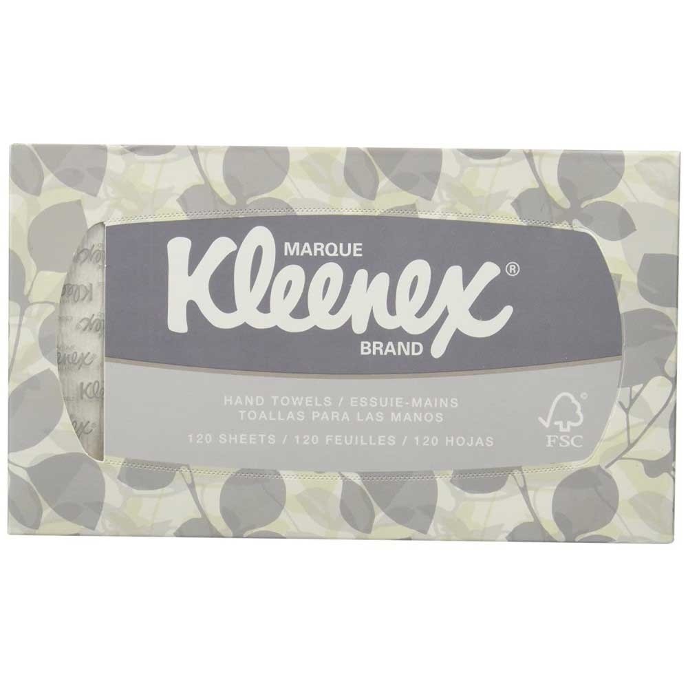 Kleenex White 1 Ply Paper Hand Towels with Premium Absorbency Pockets -- 2160 per case