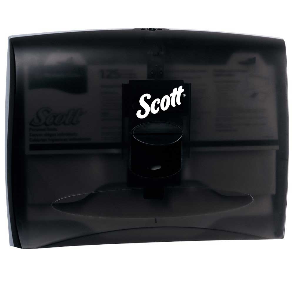 Scott Black Toilet Seat Cover Dispenser, 3.25 x 17.5 x 13.25 inch