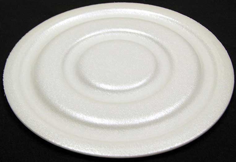 Pactiv Foam White Round Cake Circle, 8.25 inch -- 500 per case
