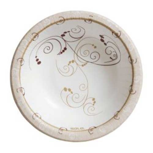 Solo Symphony Heavy Weight Paper Bowl, 12 Ounce Capacity -- 1000 per case