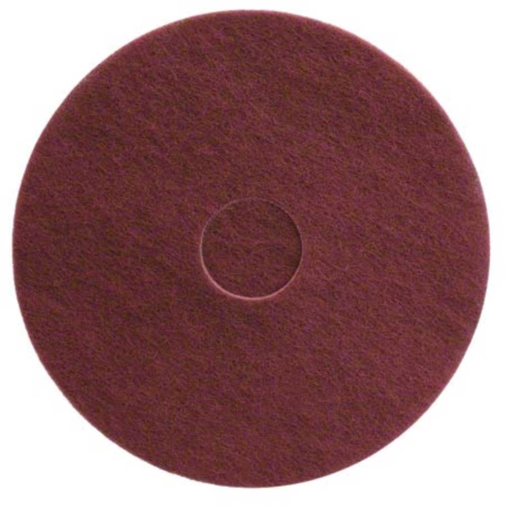 ACS Industries Red Deep Scrub Pad, 14 inch -- 1000 per case