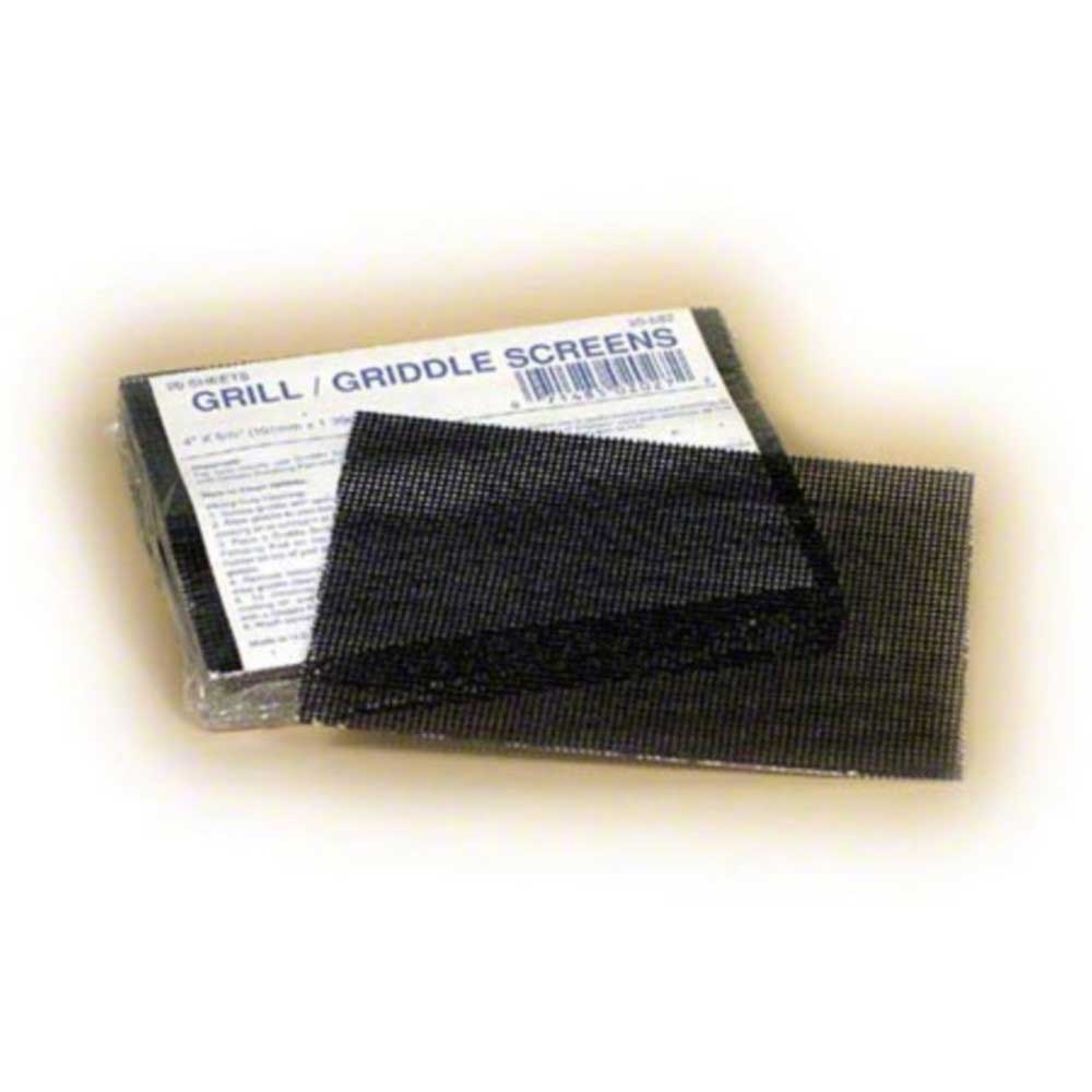 ACS Industries Black Aluminum Oxide Open Mesh TSH Grill Screens, 4 x 5.5 inch -- 200 per case