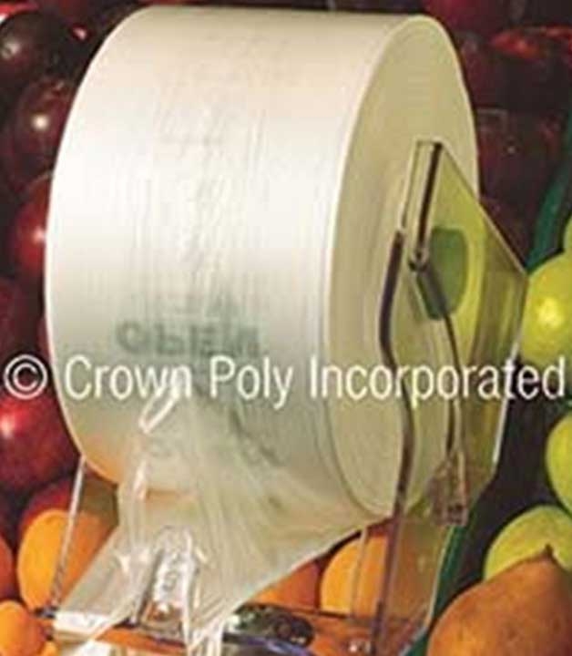 Crown Poly HDPE 7.25 Micron 5 A Day Produce Bag, 15 x 20 inch -- 3000 per case
