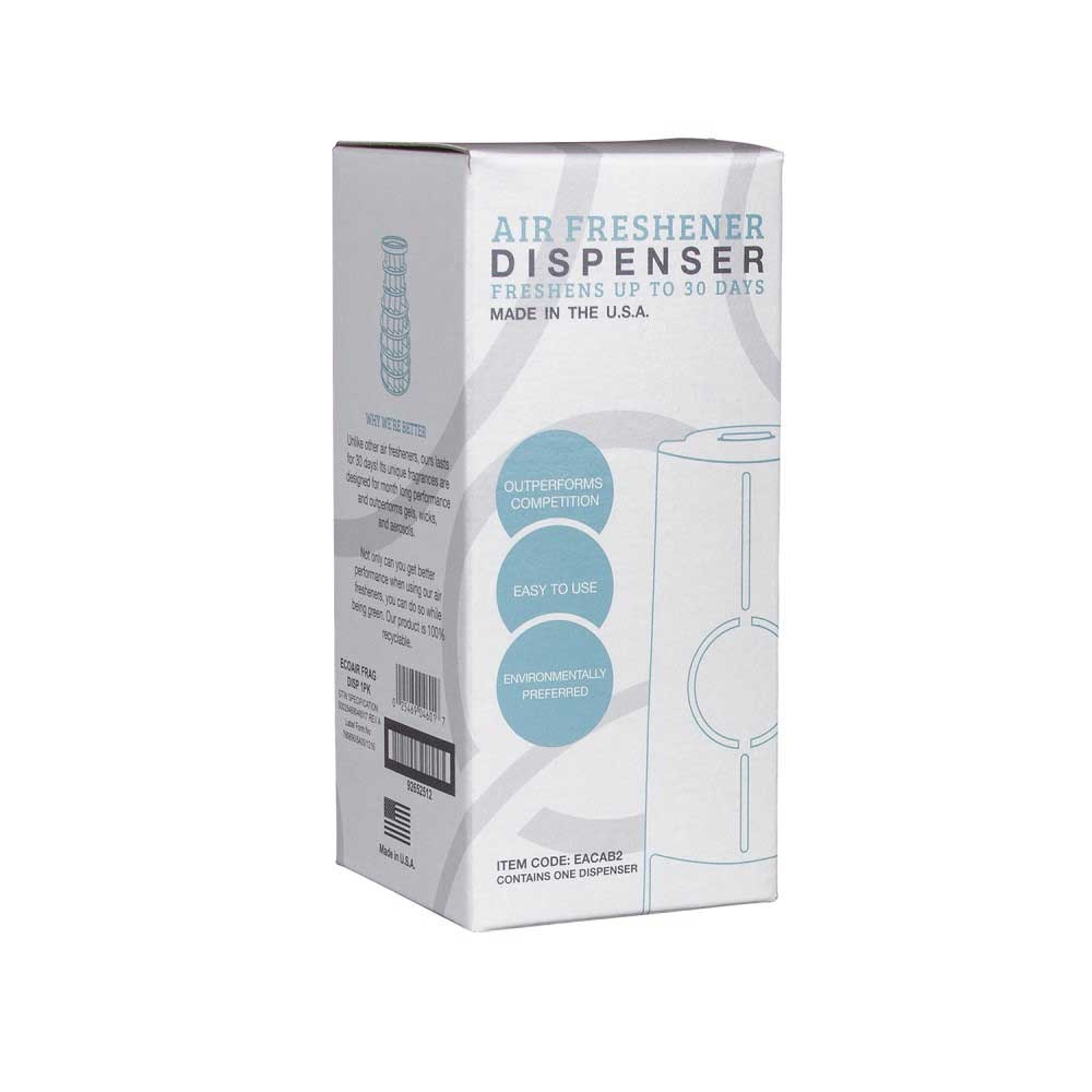 Ecolab White Polypropylene Air Freshener Holder, 2.75 x 2.63 x 5.5 inch -- 12 per case