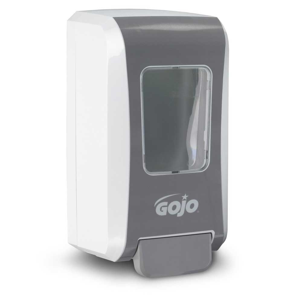 Gojo FMX -20 ABS Gray with White Soap Dispenser, 2000 Milliliter