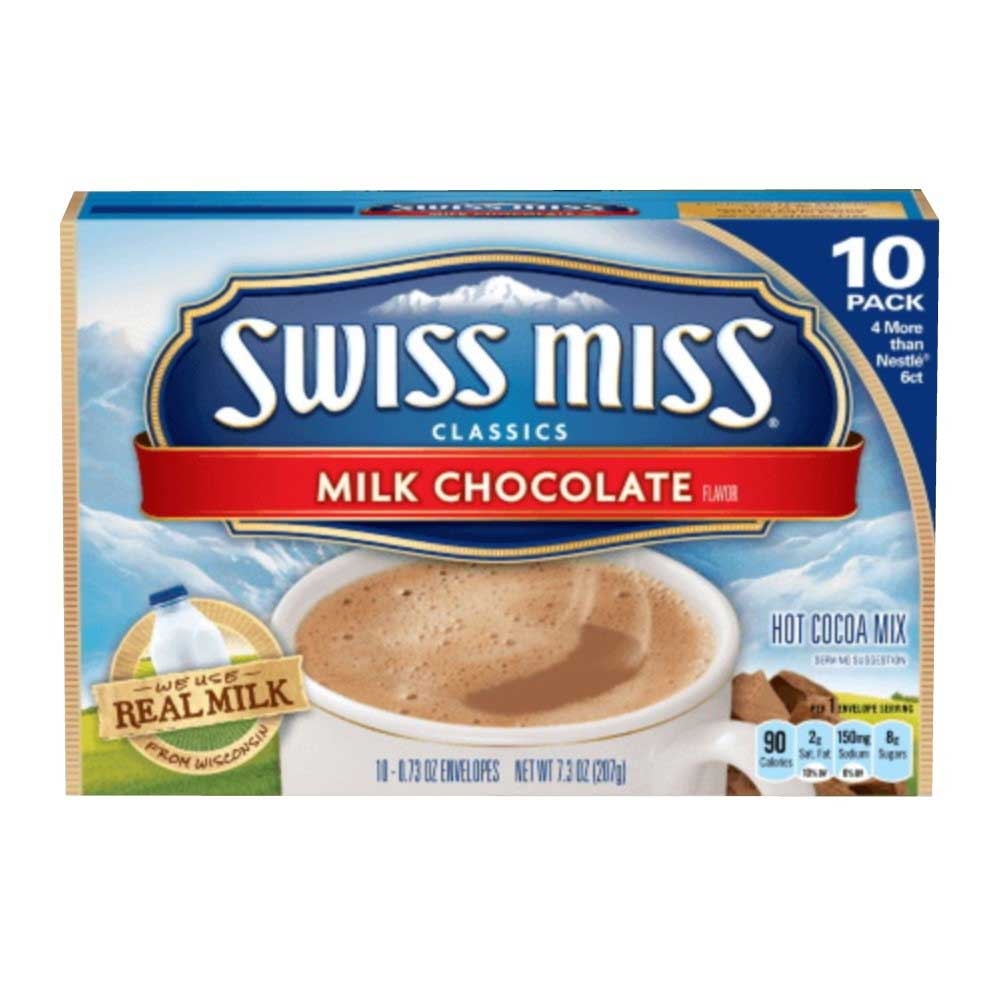 Swiss Miss Regular Flavor Hot Cocoa Mix, 0.73 Ounce, 50 Per Box