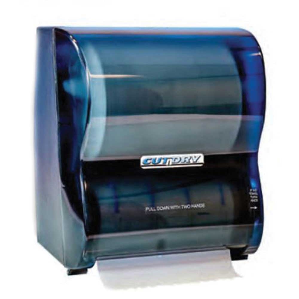 Berk Wiper Cutndry One-Pull Electronic Dispenser, 10 inch