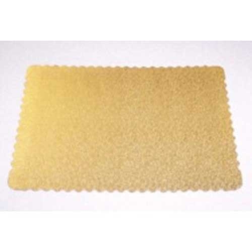 Menasha Gold Corrugated Cardboard 1/2 Sheet Rectangular Cake Pad -- 50 per case