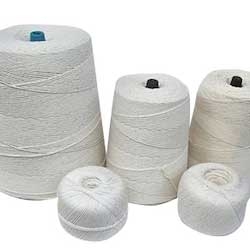 Phoenix Rope and Cordage White Cotton/Poly 16 Ply Cone Twine, 2 Pound -- 50 per case