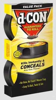 D-con No View No Touch Mouse Trap, Slim Pack -- 16 Per Case